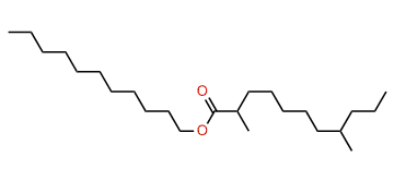 Undecyl 2,8-dimethylundecanoate